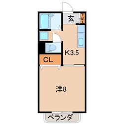 エルセラーンIの物件間取画像